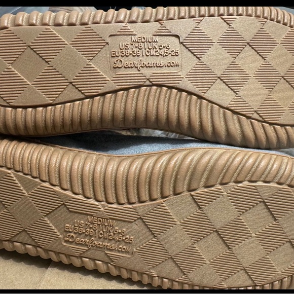 DLuxe By Dearfoam Dolly Felted Bootie Slippers- Gray M 7/8 - Picture 7 of 8